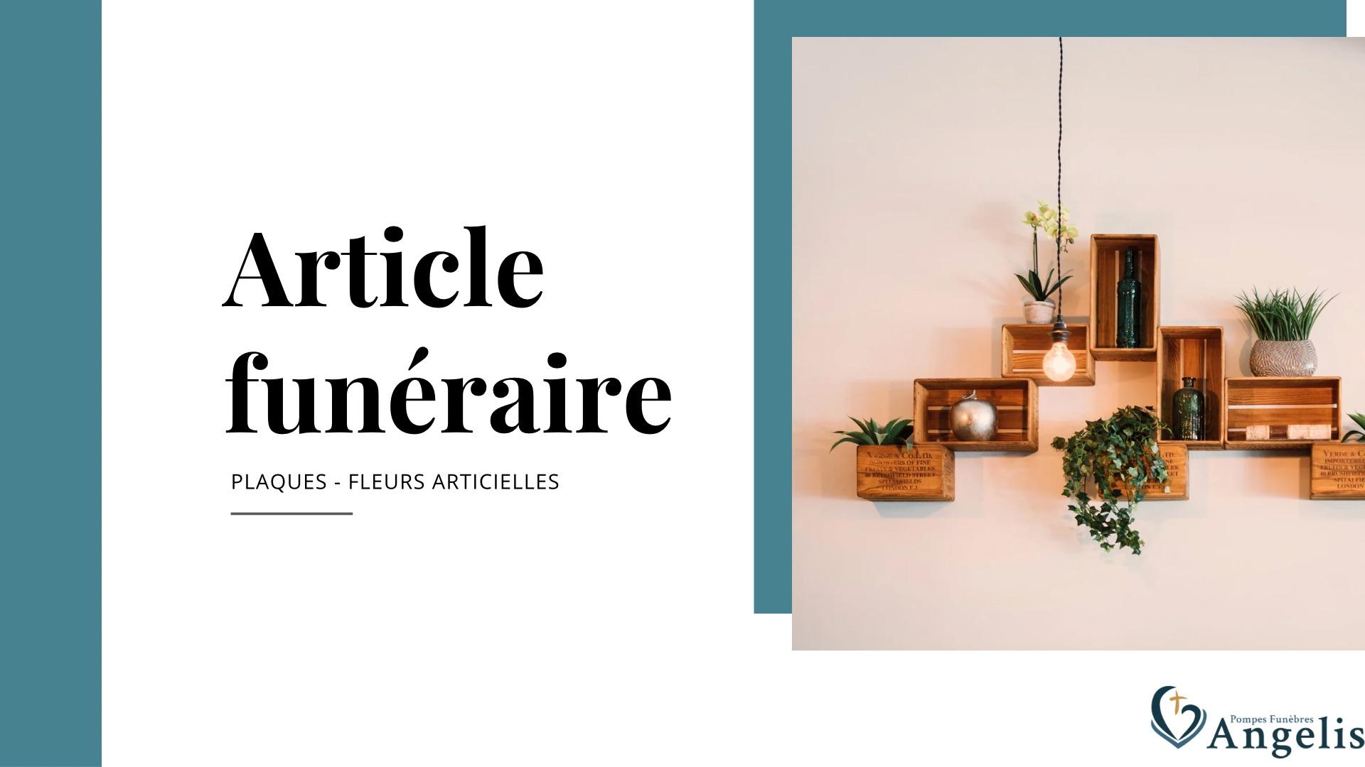 Article funéraire Angelis